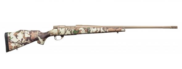 weatherby vanguard first lite bolt action rifle .30-06 springfield 5 rounds 24" barrel with accubrake first lite fusion camo synthetic stock fde...