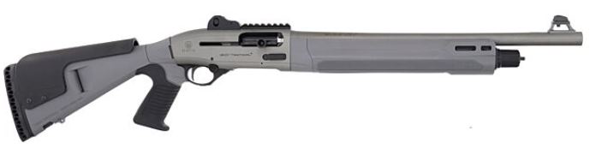 beretta, 1301 tactical c mod 2, semi automatic shotgun, 12 gauge, 3" chamber, 18.5" barrel, gray finish, synthetic stock with pistol grip, m-lok...