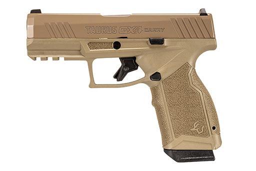 taurus, gx4 carry, semi automatic, 9mm, 3.7" barrel, flat dark earth finish, fixed sights, right hand, 10 round capacity