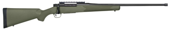 mossberg, patriot predator, bolt action rifle, 7mm prc, 24" fluted & threaded barrel, matte blued finish, od green synthetic stock, right hand, 3...