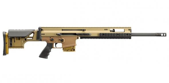 fn scar 20s nrch 7.62mm nato 20in fde anodized semi automatic modern sporting rifle - 10+1 rounds