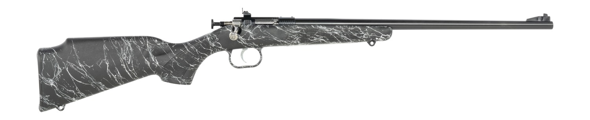 crickett, my first rifle, gen2, 22 lr, 16.13" blued single shot barrel, drilled & tapped receiver, black w/white webbing fixed synthetic stock, 1...