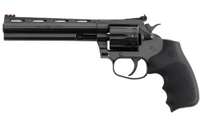 colt''s manufacturing, king cobra target, revolver, double/single action, 22 lr, 4.25" barrel, carbon steel, black, hogue rubber grips, fiber optic...