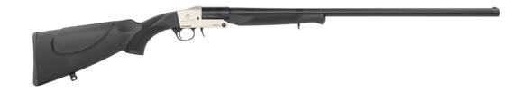 ati, nomad gen3, 20 gauge break open, 3" chamber, 26" black single shot barrel, fixed black synthetic stock, 1 round