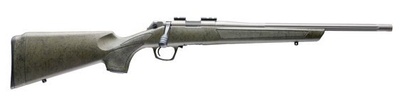 cva, cascade rimfire xt, bolt action rifle, 22 long rifle, 18" threaded barrel, omni muzzle brake, tungsten cerakote finish, synthetic od green stock...
