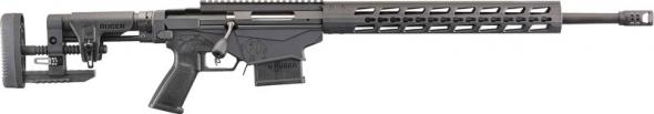ruger, precision rifle, bolt action, 308 winchester, 20" medium contour threaded barrel, anodized finish, ruger precision stock and 15" m-lok...