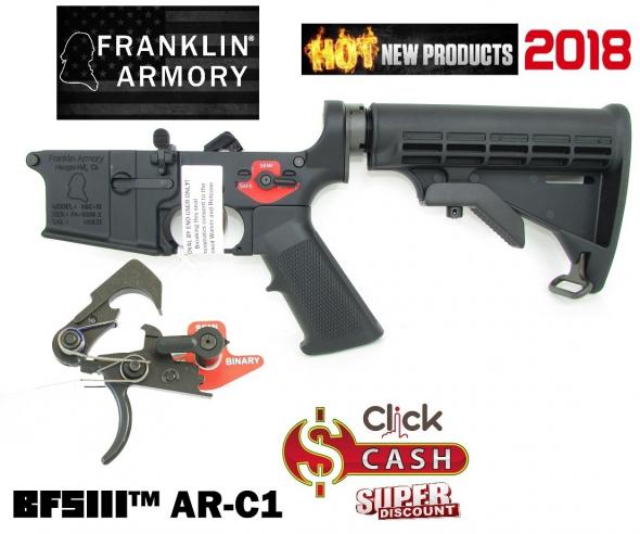 BTS III w Franklin Armory M4-Billet Lower Receiver - Binary Trigger System III