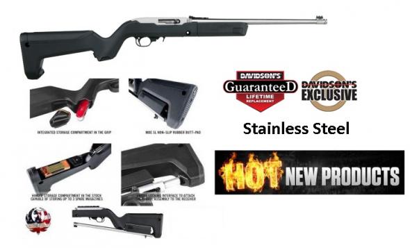 Tactical Solutions, X-Ring Backpacker Takedown, Semi-automatic, 22LR, 16.5" Threaded Barrel, Gun Metal Gray Finish, Magpul Backpacker Stock, 10Rd