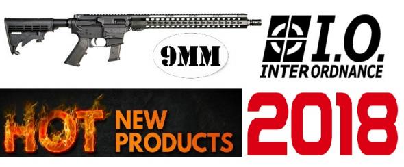 I.O. Colt AR-15 9MM Type M215 KM15 9MM KEYMOD 16" - Takes Glock Magazines