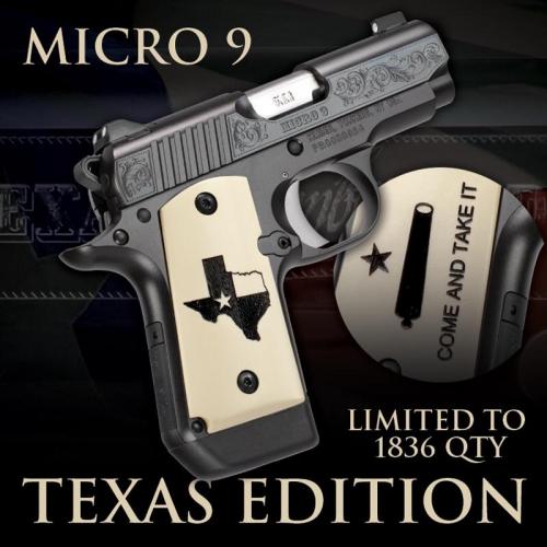 Kimber Micro9 Texas Limited 2018 Edition Only 1836 Units