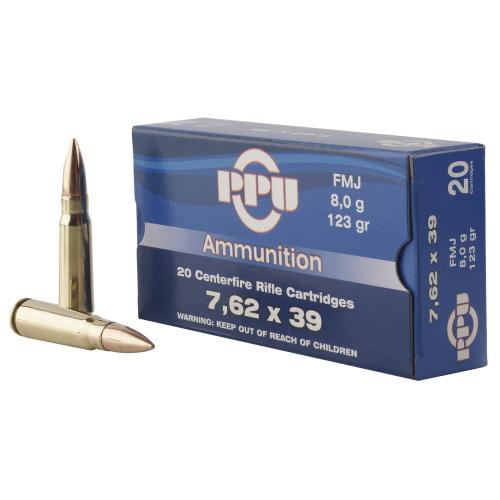 RAC Guns & Ammo Prvi Partizan, Rifle, 7.62X39, 123 Grain, Full Metal