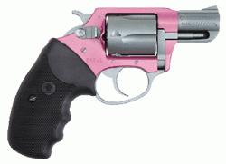 charter arms southpaw pink lady left hand revolver .38 special +p 2" barrel 5 rounds rubber grips 2-tone pink and stainless finish 93830
