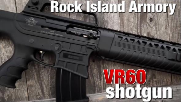 Rock Island 601BC VR60 Shotgun Semi-Automatic 12 Gauge 20" 3" Black Synthetic Stock Aluminum Alloy Rcvr