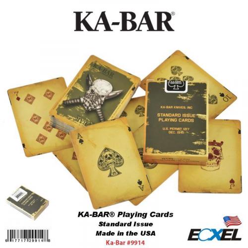 KABAR 9914 KA-BAR PLAYING CARDS
