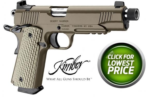 Kimber Desert Warrior (TFS) FDE 45 ACP Threaded Barrel Suppressor Ready