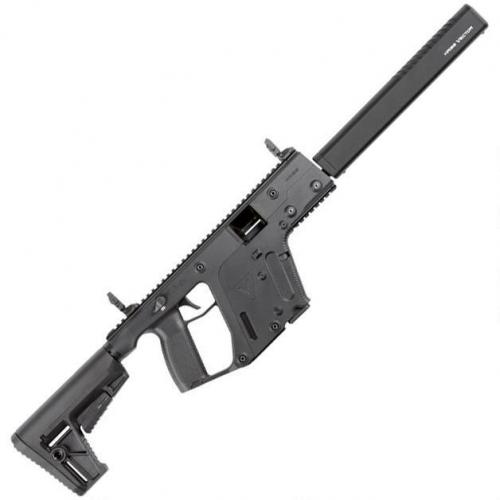 kriss usa, inc, vector crb, gen ii, semi-automatic, carbine, 10mm, 16", black, defiance kriss stock, back-up front & rear sight, m4 stock, 1 mag,...