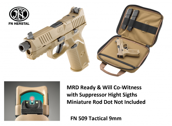 FN 509 TACTICAL 9MM FDE
