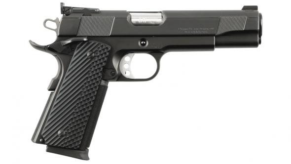 charles daly, 1911 empire grade, 45 acp, 5" barrel, 8+1 round, vz grips, black steel finish