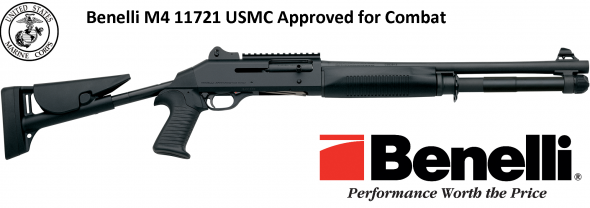 M4 Tactical Shotgun 12-Gauge 2-3/4" and 3" Black Synthetic, Telescoping Stock, Pistol Grip