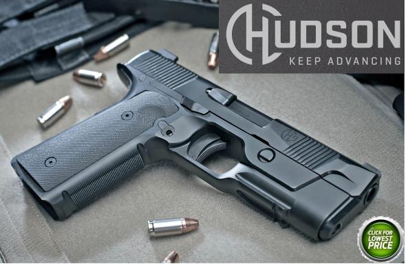 Hudson H-9 9mm 4.28 Inch Barrel Trijicon HD Front Sight G10 VZ Grip Steel Frame/Slide 15 Round