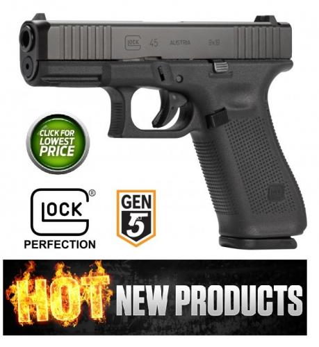 Hot & New Late 2018 Glock G45 Gen5.1 9MM - Standard Sights -19X Cousin