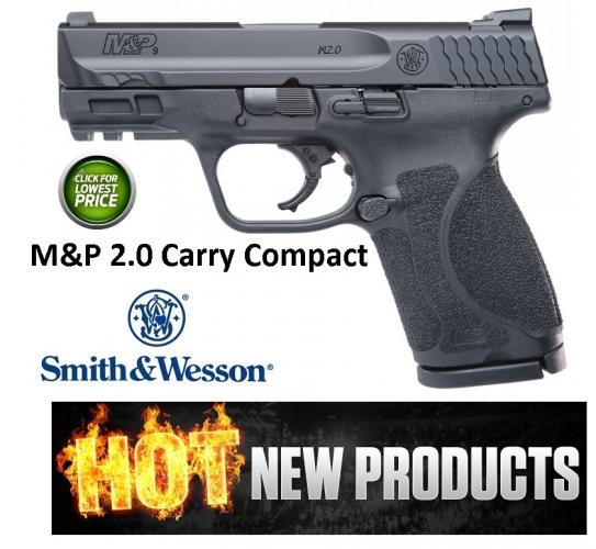 Hot & New Late 2018 Smith and Wesson M&P9 M2.0 Compact Semi Auto Handgun 9mm Luger 4" Barrel 15 Rounds No Thumb Safety Accessory Rail M2.0 Trigger/Barrel Polymer Frame Armornite Finish Matte Black