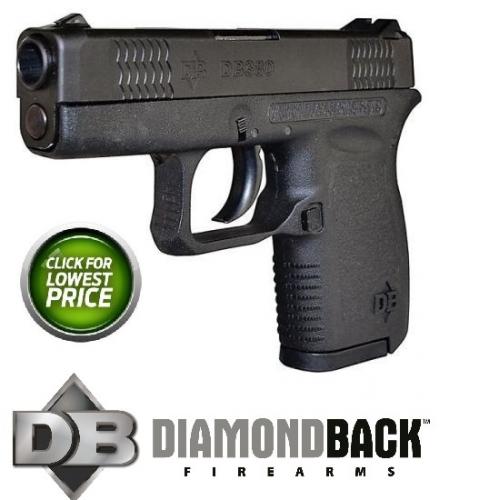 Diamondback, DB380, 380 ACP, 2.8" Barrel, Polymer Frame, Blue Finish, Fixed Sights, 6Rd, 1 Magazine 💲💲Cash $209.95💲💲