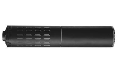 silencerco, hybrid 46, suppressor, 7.8", compatible with 9mm up to 45-70 government, black finish, 17.3oz