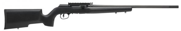savage, a22 pro varmint bolt 22 winchester magnum rimfire (wmr) 22" 10+1 wood black stk black