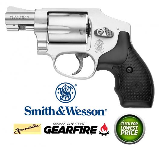 Smith & Wesson M642 Airweight Internal Hammer 38 Spl 1.87" 5rd Syn Grip SS