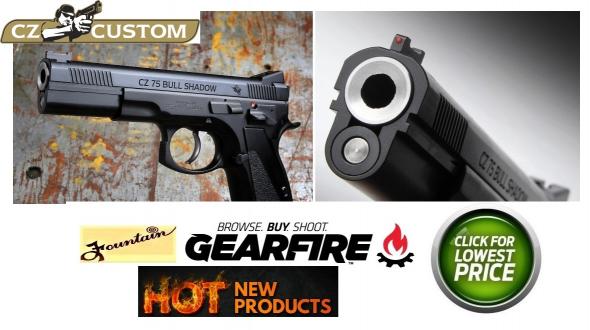 New 2019!! Custom Shop CZ 75 Long Slide BULL SHADOW 9MM with Special "HEAVY BULL" 4.925" Barrel