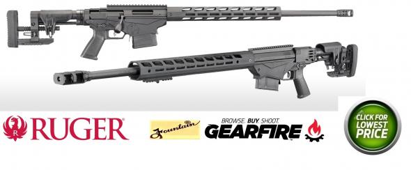 Ruger, Precision Rifle, Bolt-Action, 6.5 CREEDMOOR, 24" Cold Hammer Forged Medium Contour Threaded Barrel, Anodized Finish, Ruger Precision Stock and M-LOK 15" Handguard, 10Rd