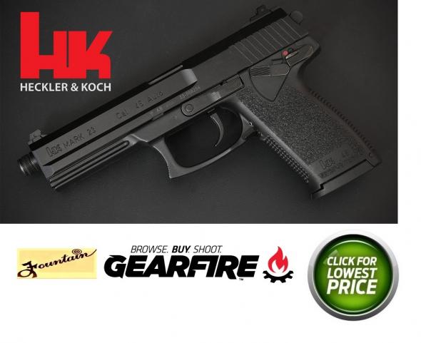 Heckler & Koch HK Mark 23 (SOCOM Pistol) Semi Automatic Pistol .45 ACP 5.87" Threaded Barrel 12 Rounds Polymer Frame Black Finish