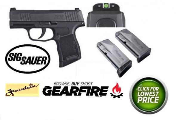 Sig Sauer 365-9-BXR3 P365 9mm 3in 10rd Black With XRAY Night Sight