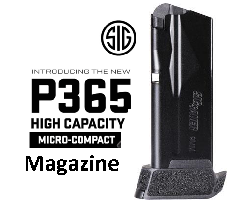 Sig Magazine P365 9mm 12-round Black