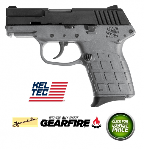 Kel-Tec PF-9 Semi-automatic Double Action Only Compact 9MM 3.1" Polymer Blue Gray 7Rd