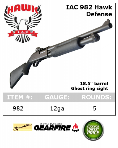 Interstate Arms Corp 982 Pump 12GA Shotgun