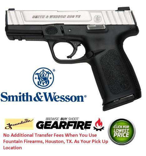 S&W M&P SD9 VE 9mm 4 Inch Barrel Two-Tone Finish Self Defense Trigger 17 Round