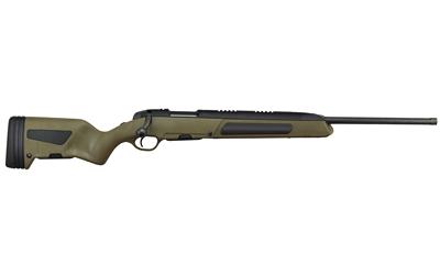 steyr arms, scout, bolt action rifle, 6.5 creedmoor, 19" threaded barrel, blue finish, green synthetic stock, right hand, 5rd