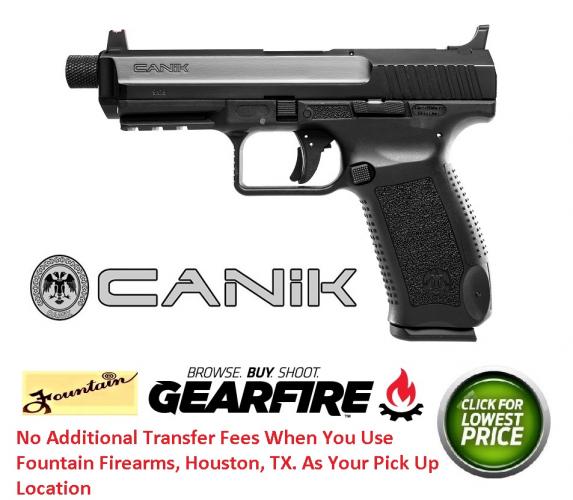 Century P9SFT Match Tactical 9mm 4.9" Threaded Barrel 18+1 Rounds Black Interchangeable Backstrap Grip/Frame Black Cerakote