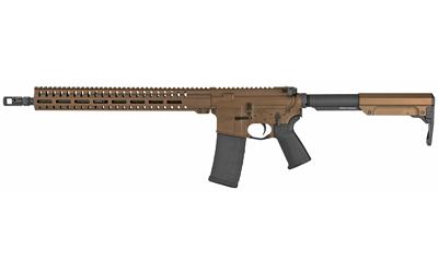 cmmg, resolute 300, semi-automatic rifle, 223 rem/556nato, 16.1" barrel, midnight bronze cerakote, cmmg ripstock, 30rd, geissele ssa two-stage...