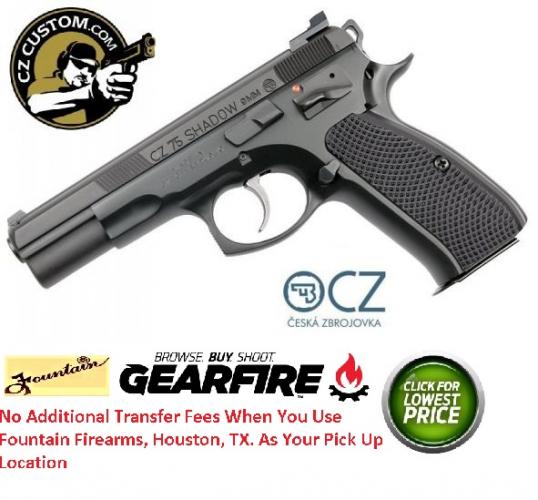 CZ 75 CS SHADOW TAC II 9MM ( CUSTOM SHOP ) 💲💲Cash $1249.95💲💲