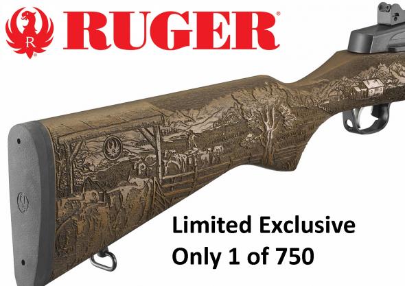 Ruger Special Ranch Engraved Mini-14 Exclusive Limited TALO Edition 1 of 750
