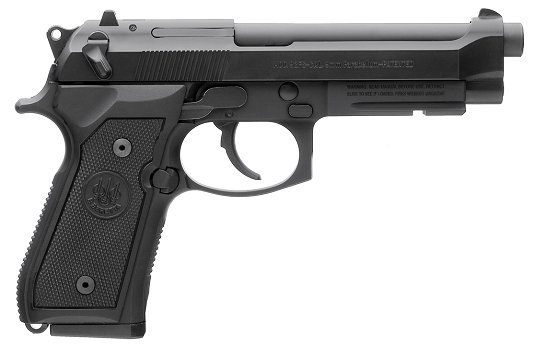 beretta 92 m9a1 9mm 4.9" 15+1 ltd black synthetic grip black
