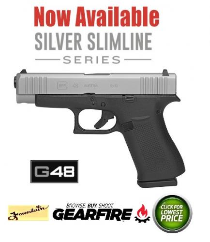 Hot & New 2019!!! Glcok G48 Sliver Slime Carry "Big Brother To the G43X"