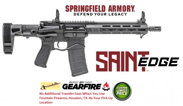 NEW 2020!!! Springfield Saint Edge Pistol 5.56 NATO|223 Rem, 10.3" Barrel, 30+1 Round, Black Finish💲💲Cash $1439.95💲💲