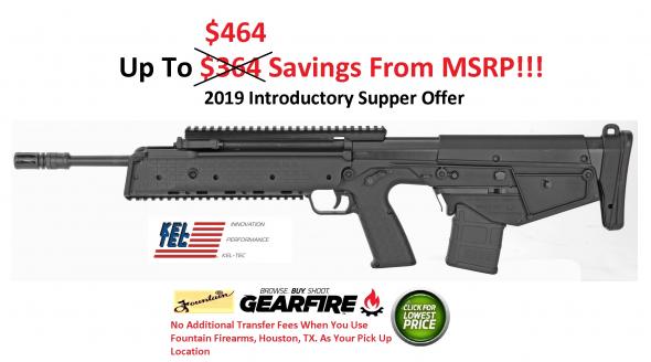 Hot 2019!!! Kel-Tec, 20" RDB Bullpup 223 Rem/556NATO 20 Rounds