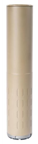 silencerco, hybrid 46, suppressor, 7.8", compatible with 9mm up to 45-70 government, flat dark earth finish, 17.3oz