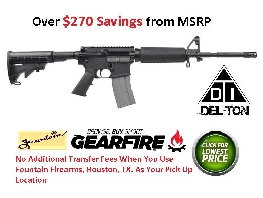Del-Ton Echo 316 Semi Auto Rifle 5.56 NATO 16" M4 Barrel 30 Rounds