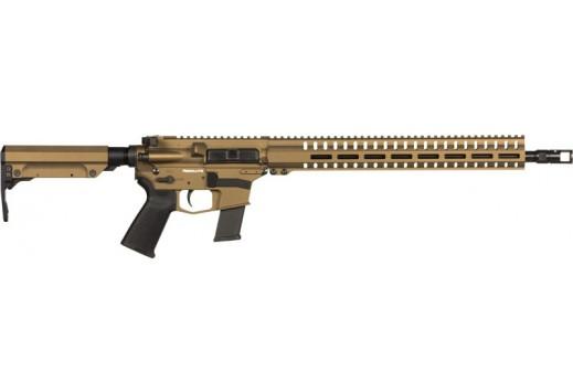 cmmg resolute 300 mkg .45 acp ar-15 semi auto rifle 16" barrel 13 rounds uses glock style magazines rml15 m-lok handguard ripstock collapsible stock...